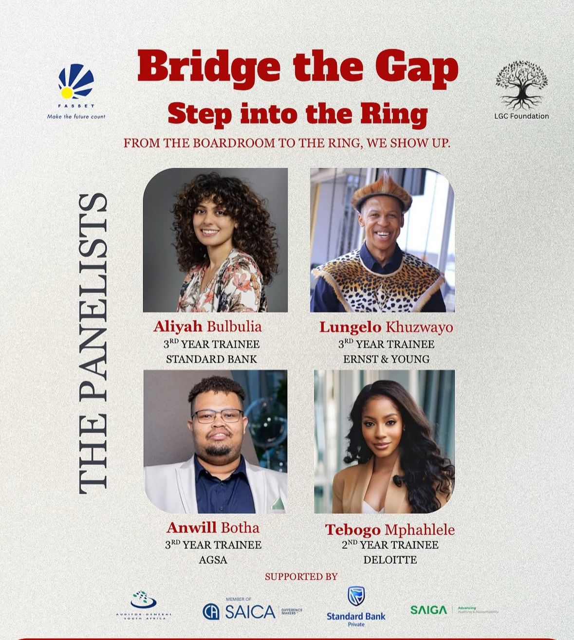 Invited to speak as a panelist at the Bridge the Gap event hosted by the Learning Growth and Contribution Foundation 