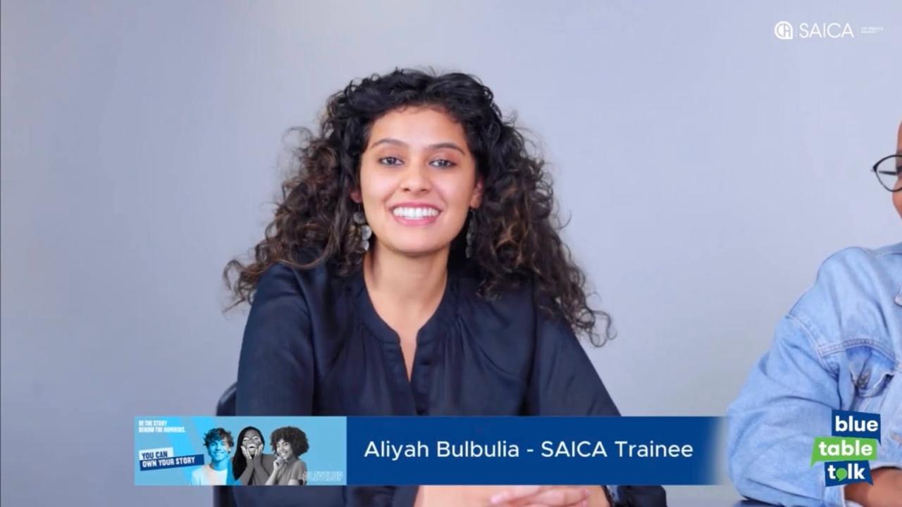 Invited as a host to lead the discussion on  the SAICA Blue Table Talk Women's Month Edition